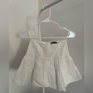 Zara White Skirt